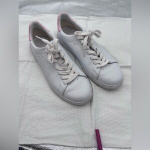 Tory Burch Howell Court Sneakers in Titanium White/Petunia Size 10M